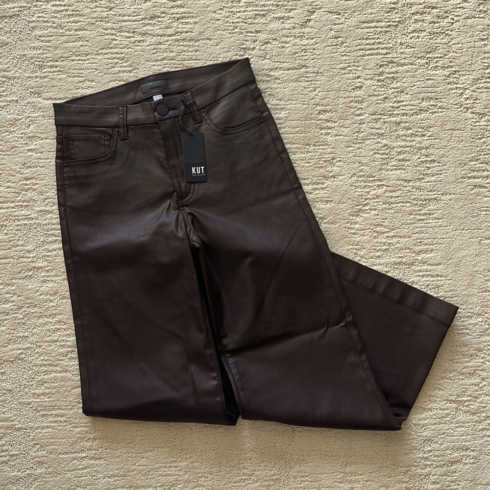 Kut from the Kloth Brown Wide Leg Pants